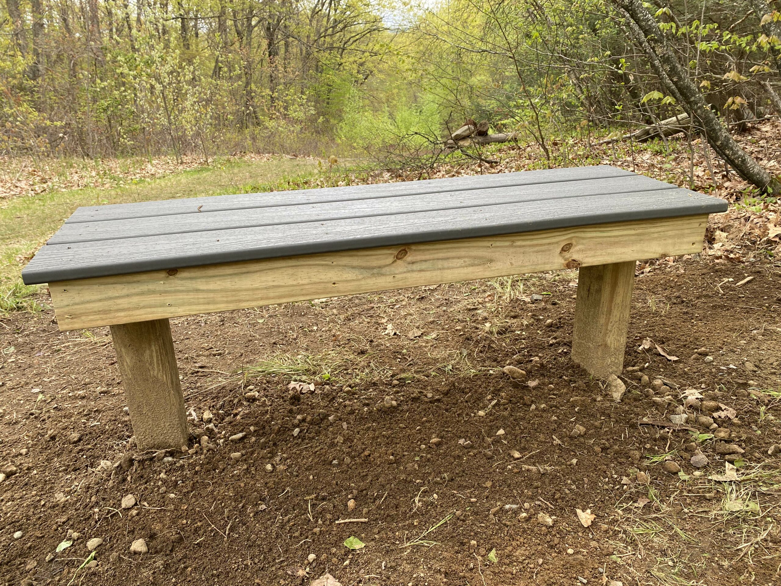 Enhancing the North Attleboro World War One Park Ski Hill Trail: Installing A New Observation Bench