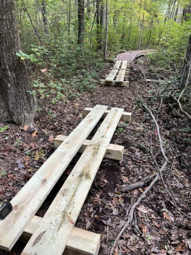 Martin Conservation Area walking trail bridges