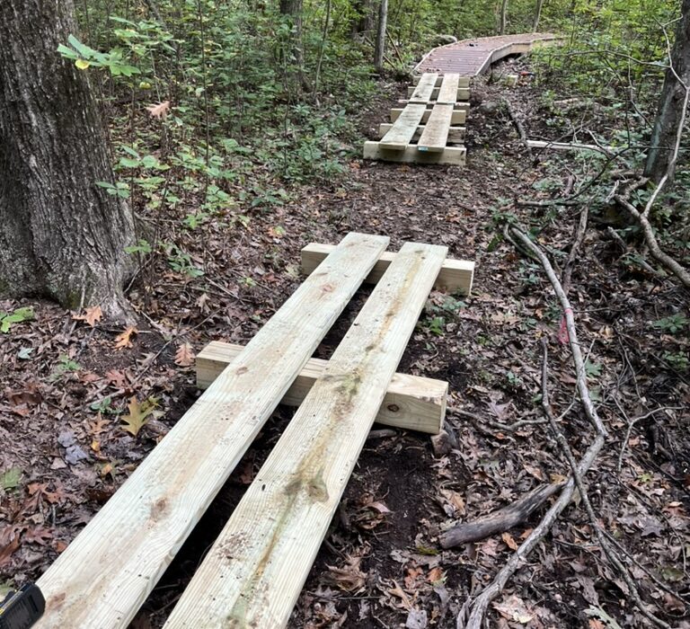 Martin Conservation Area walking trail bridges